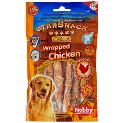 Abbildung von Nobby StarSnack Barbecue &quot;WRAPPED CHICKEN&quot; 70 g, 1er Pack (1 x g)