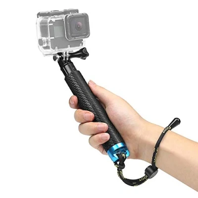Abbildung von SHOOT 19&quot; Skalierbare Alulegierung Hand Selfie Stange Monopod für GoPro Hero 12/11/10/9/8/7/6/5 AKASO Acrosstour APEMAN Sport Kamera