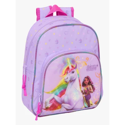 Abbildung von Unicorn Academy Kinderrucksack, ideal für Kinder verschiedener Altersgruppen, bequem und vielseitig, Qualität Widerstandsfähigkeit, 28 x 10 34 cm, Lila, M, Casual