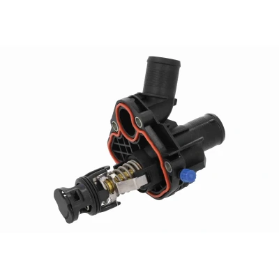Abbildung von VEMO V42 99 0018 Thermostatgehäuse mit Dichtung Thermostat, Sensor OPEL: Corsa F Schrägheck
