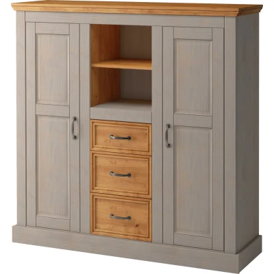 Abbildung von Home affaire Highboard &quot;Selma&quot;, Breite 130 cm
