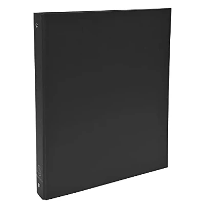 Abbildung von Exacompta 51370E Karton Ringbuch DIN A4 aus stabilem mit PP Außenbezug 4 Ringe 40mm breit 1 Stück Zufallsfarbe ideal für Schule und Büro Ringhefter Ringordner Ringbuchordner