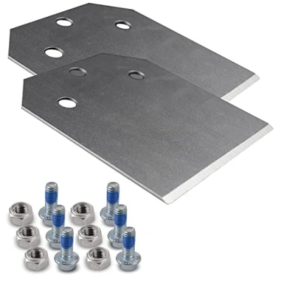 Abbildung von RANSENERS Spachtelmeißel SDS PLUS P08, 110 * 100mm, Spitz, aus 65Mn Super elastischem Stahl, 2er Set mit 6 Schrauben