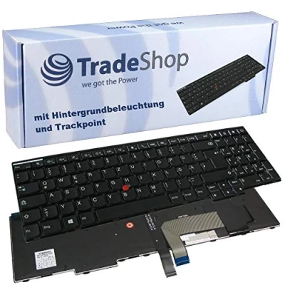 Abbildung von Original Laptop Tastatur Deutsch QWERTZ für Lenovo Thinkpad 04Y2726 04Y2756 0C44952 0C44964 0C44991 mit Beleuchtung und Trackpoint /Notebook Keyboard