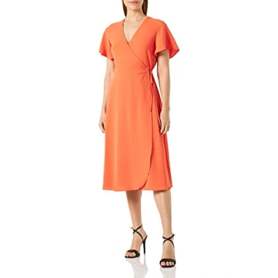 Abbildung von Vila VILOVIE S/S WRAP MIDI Dress/SU NOOS