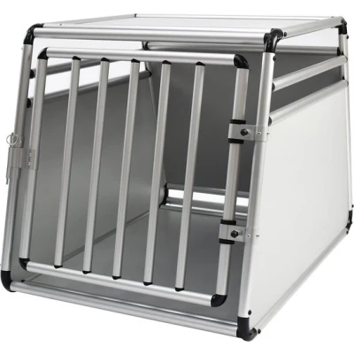 Abbildung von ROONY 6272 Hundetransportbox Aluminium mit Schutzgitter