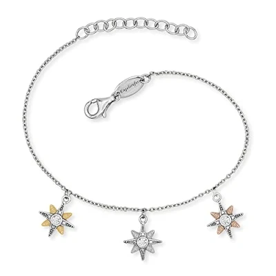 Abbildung von Engelsrufer Armband twinkle, little Star, Sternenanhänger, ERB NEWSTAR ZI TRI, mit Zirkonia (synth)