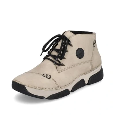 Abbildung von Rieker Damen Low Top Sneaker 45902, Frauen Halbschuhe,Freizeitschuhe,Turnschuhe,Laufschuhe,Freizeit,sportlich,straßenschuhe,beige (60),40 EU / 6.5 UK