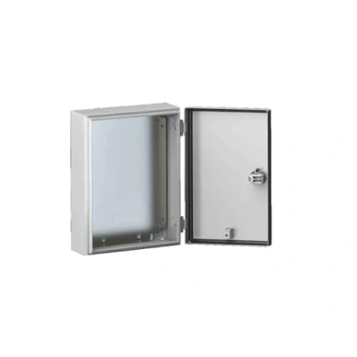 Abbildung von Rittal KX Stahl Wandgehäuse RAL 7035, grau IP66, HxBxT 150 mm x 120mm