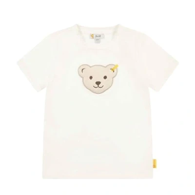 Abbildung von Steiff Jungen T Shirt Kurzarm, Classic, Cloud Dancer, 92