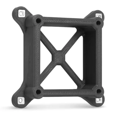 Abbildung von 3IDEE VESA Adapter kompatibel mit Samsung Monitor (C27HG70, C27UG70, C27UG70QQ, C27UG70QQU, C32HG70 &amp; mehr) Halterung 75x75 mm für Monitore ohne Anschluss