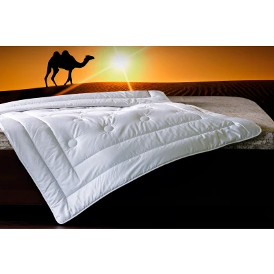 Abbildung von billerbeck Naturhaarbettdecke &quot;Natur Classic 342 Brilliant, Bettdecken für Sommer und Winter, Decke&quot;, normal, Füllung Kamelhaar, Bezug Satin aus reiner Baumwolle, (1 St.), Die temparaturregulierende Naturhaardecke