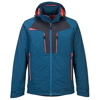 Abbildung von Portwest DX4 Winter Jacke, Größe: XL, Farbe: Metro Blau, DX460MBRXL