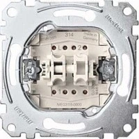 Abbildung von Schneider Electric Merten MEG3115 0000 Serienschalter Einsatz Aus und Wechselschalter Doppelschalter 10 A AC 250 V 1 polig Unterputz zum Einbau von Schalter Steckdose, Made in Germany