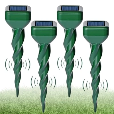 Abbildung von SternSinn Maulwurf Vertreiber Wühlmausschreck, Maulwurfschreck Solar Testsieger, 3 Vibrationsmodi Maulwurf, Vertreiben &amp; Wühlmaus Vertreiben, 4 Stück