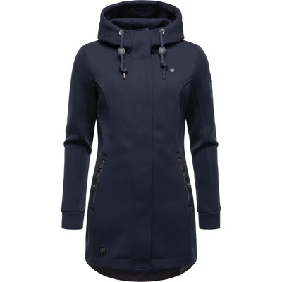 Abbildung von Ragwear Letti Bonded Sweatjacke, Damen, Größe: 4XL, Dark blue