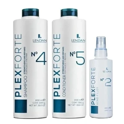 Abbildung von Lendan Plexforte Intense Kit 3 Produkte (Shampoo 1000 ml + Conditioner Bond Filler 200 ml)
