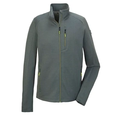 Abbildung von Killtec Strickjacke &quot;KOS 92 MN FLX JCKT&quot;, Sportliche Herrenjacke mit Kinnschutz und verschließbaren Taschen