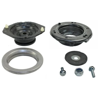 Abbildung von METZGER 6490221 Reparatursatz, Federbeinstützlager Vorderachse mit Wälzlager, Mutter, Schrauben Federteller RENAULT: LAGUNA 2 Grandtour