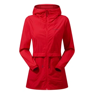 Abbildung von Berghaus Milham Windbreaker, Damen, Größe: 38, Red