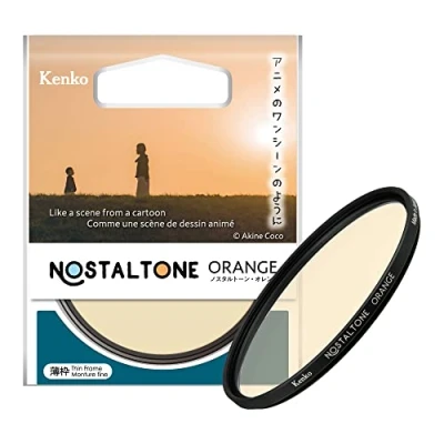 Abbildung von Kenko Soft Effekt Filter NOSTALTONE ORANGE φ62mm, mit Farbeffekt, zur Kontrasteinstellung, hergestellt in Japan