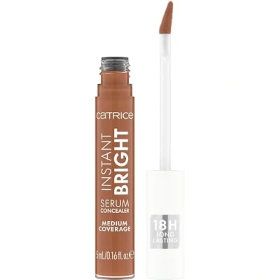 Abbildung von Catrice Instant Bright Serum Concealer, Nr. 090C, Nude, feuchtigkeitsspendend, langanhaltend, strahlend, für trockene Haut, vegan, ölfrei, ohne Konservierungsstoffe, Parabene, 1er Pack (5ml)