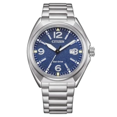 Abbildung von Citizen AW1571 76X Eco Drive Solar Herren Armbanduhr Stahl/Grün