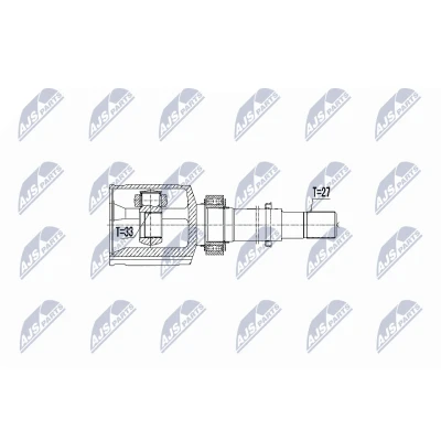Abbildung von NTY NPW NS 058 Gelenksatz Automatikgetriebe Vorderachse rechts NISSAN: Qashqai / Qashqai+2 I