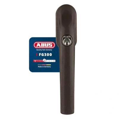 Abbildung von ABUS Fenstergriff abschließbar FG300, gleichschließend AL0145, braun, 37374