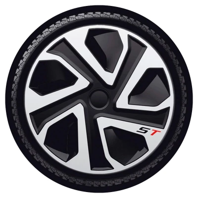 Abbildung von J TEC ST J14551 Radblenden 14Zoll schwarz/silber