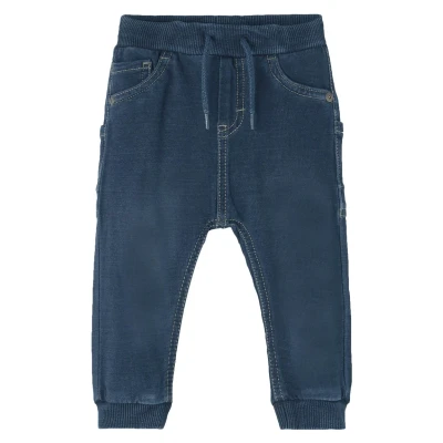 Abbildung von NAME IT Mädchen Nbmbundo Dnmtruebo Swe Pant Noos Hose, Dark Blue Denim, 62 EU