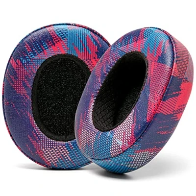 Abbildung von WC Wicked Cushions Extra Thick Earpads für Skullcandy Crusher/Evo/Hesh 3 Kopfhörer &amp; mehr Verbesserte Haltbarkeit Dicke verbesserten Komfort und Geräuschisolierung Purple Speed Racer
