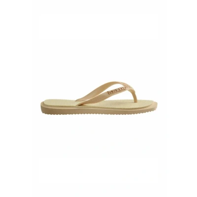Abbildung von Flip flops Havaianas Modell Slim Point Farbe Beige