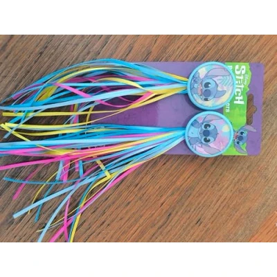 Abbildung von Lilo &amp; Stitch Fahrradlenkergriff Lenkerbändchen Fransen Perfektes Accessoire für Kinderfahrräder