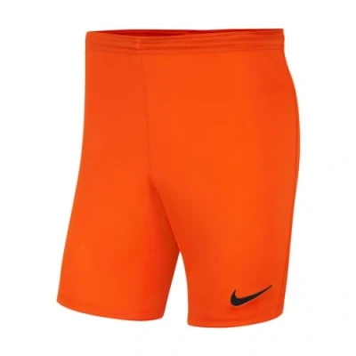 Abbildung von Nike Performance DRY PARK III kurze Sporthose, Herren, Größe: Small, Safety orange / black