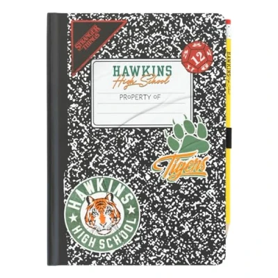Abbildung von Grupo Erik Bullet Journal Notizbuch A5 Stranger Things Hardcover Notizblock Tagebuch mit Bleistift Offizieller Merch