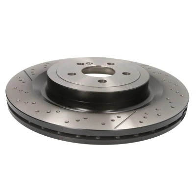 Abbildung von TRW DF6822S Bremsscheibe 360 26 5 112 gelocht/innenbel. lackiert MERCEDES BENZ: C Klasse Limousine, T modell, Coupe