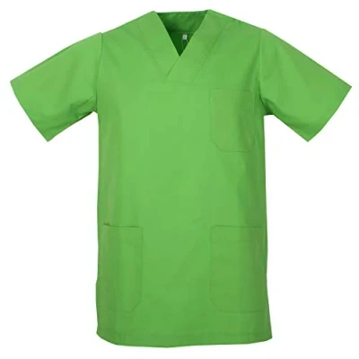 Abbildung von MISEMIYA Medizinische Uniformen Unisex Top Krankenschwester Krankenhaus Berufskleidung X Large, Apple Green