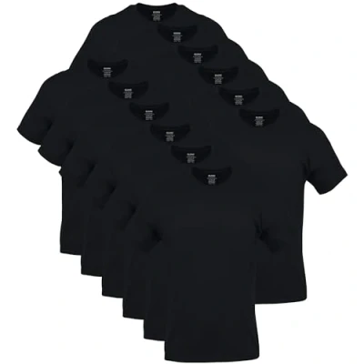 Abbildung von Gildan Herren Crew T Shirts Multipack Style G1100, Schwarz (12er Pack), Mittel