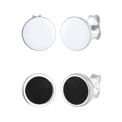 Abbildung von Kuzzoi 2 PACK Basic Ohrringe, Herren, Größe: One Size, Silber
