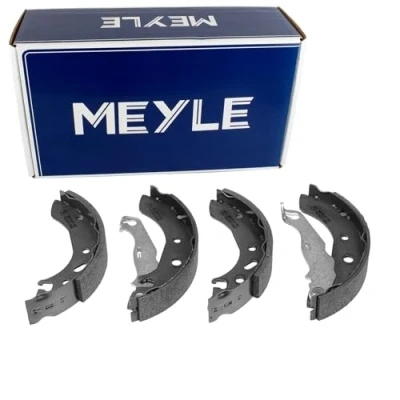 Abbildung von MEYLE 714 042 1001 Bremsbacken Hinterachse 180 32 ohne Feder, mit Hebel ORIGINAL Quality FORD: FIESTA 4, KA Schrägheck, Puma, MAZDA: 121 III Hatchback