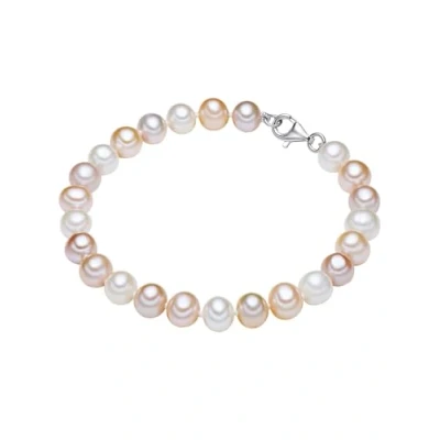 Abbildung von Valero Pearls Perlenarmband silber, mit Süßwasser Zuchtperle