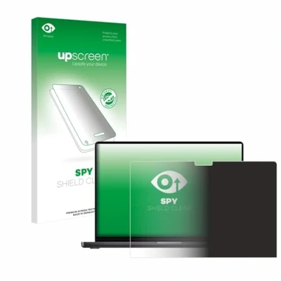 Abbildung von upscreen Anti Spy Blickschutzfolie für Apple MacBook Pro 14&quot; 2023 M3 Privacy Screen Displayschutz Folie [Sichtschutz, Blaulichtfilter]