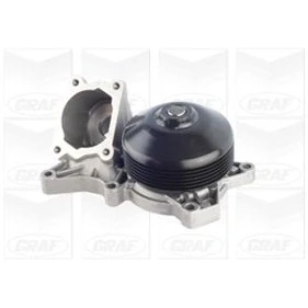 Abbildung von GRAF PA1039 Wasserpumpe mit Dichtung mechanisch Thermoplast 94 für Keilrippenriementrieb BMW: X1, 3 Limousine, Touring