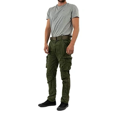 Abbildung von Schott NYC Homme Trranger70 Pants, Vert (Olive), 32 EU