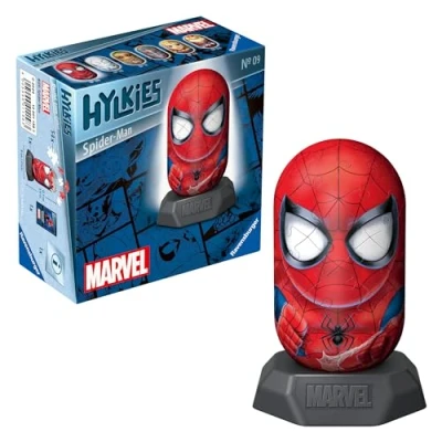 Abbildung von Ravensburger 3D Puzzle Marvel Heroes, Hylkies Sammelfigur #09 Spider Man, 54 Puzzleteile, Made in Europe, FSC® schützt Wald weltweit
