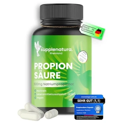 Abbildung von supplenatura® Propionsäure Kapseln (Natriumpropionat E281) 210 St