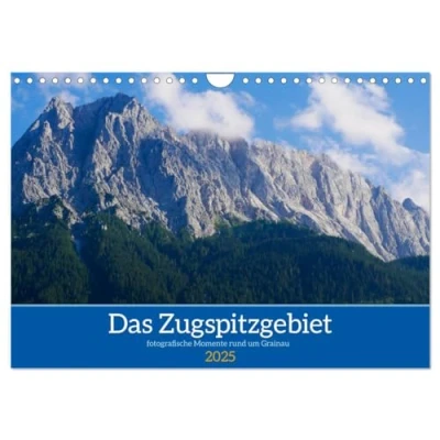 Abbildung von Das Zugspitzegebiet (Wandkalender 2025 DIN A4 quer), CALVENDO Monatskalender