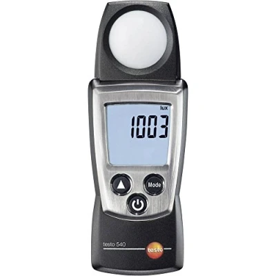 Abbildung von Testo 0560 0540 540 handliches Beleuchtungsstärke Messgerät, inklusive Schutzkappe, Kalibrier Protokoll und Batterien