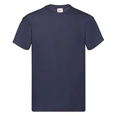 Abbildung von Fruit of the Loom Herren T Shirt Ss022m, Blau Blue (Deep Navy), XL
